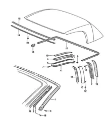 Dichtung - CABRIO - 968 1992-95