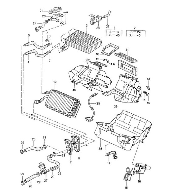Diagram 813-000 Porsche 968 (1992-1995) Carrozzeria