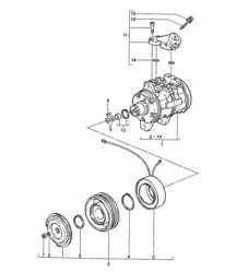 Compressore (PR:573, Aria condizionata) 968 1992-95