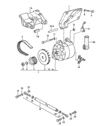 Générateur avec pièces de montage 968 1992-95