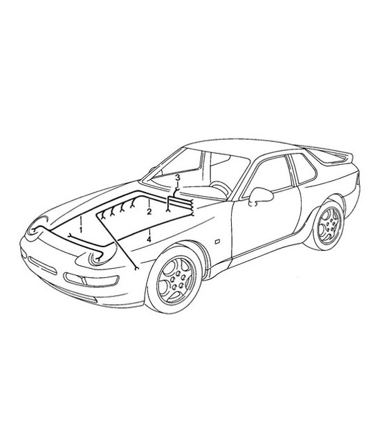 Diagram 902-020 Porsche Cayenne E-Hybrid V6 3.0L 470Hp 