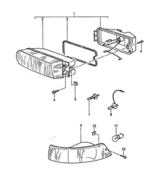 Zusatzscheinwerfer / Blinker 968 1992-95