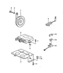 Système d'alarme 968 1992-95