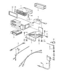 Unidad de radio / cambiador de CD 968 1992-95