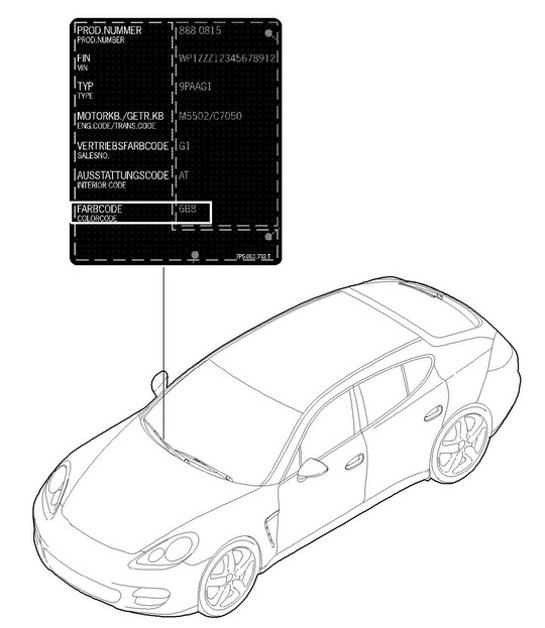 Diagram 004-000 Porsche Cayman 987C/981C (2005-2016) Accessories & others 