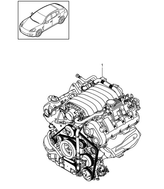Diagram 101-005 Porsche Macan Turbo 2.9L V6 440Bhp 
