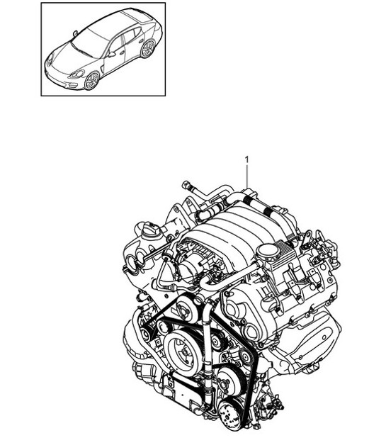 Diagram 101-015 Porsche 997 GT3 2007>> Engine