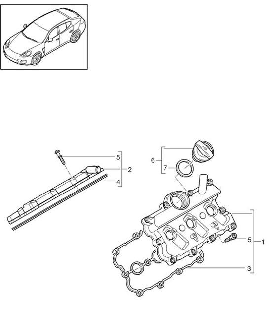 Diagram 103-022 Porsche Taycan (9J1) MK1 2020-2024 