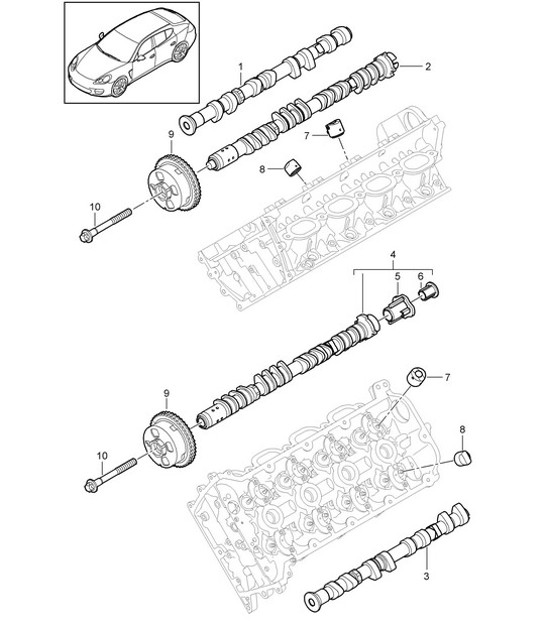 Diagram 103-045 Porsche Taycan (9J1) MK2 2024>> 