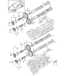 Nockenwelle (Modell: CWDA,CWD, CWFA,CWF) Panamera 970 (G1) 3.0L 2014>>