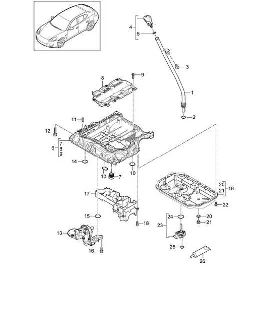 Diagram 104-045 Porsche Taycan (9J1) MK1 2020-2024 