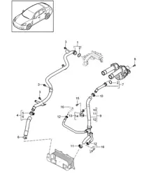 Wasserkühlung - 2 - (Modell: CWDA,CWD, CWFA,CWF) Panamera 970 (G1) 3.0L 2014>>