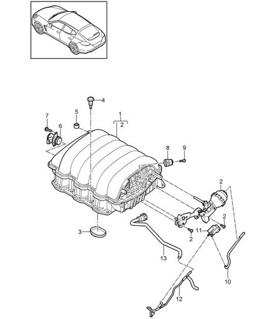 Diagram 107-050 Porsche Macan (95B) MK2 2019-2021 
