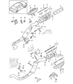 Fuel System, Exhaust System Panamera 970 MK1 (2009-2013)