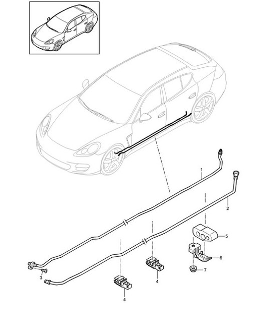 Diagram 402-027 Porsche Taycan (9J1) MK1 2020-2024 