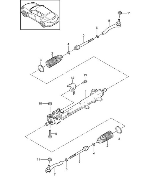 Diagram 403-000 Porsche Cayenne E-Hybrid V6 3.0L V6 340Hp