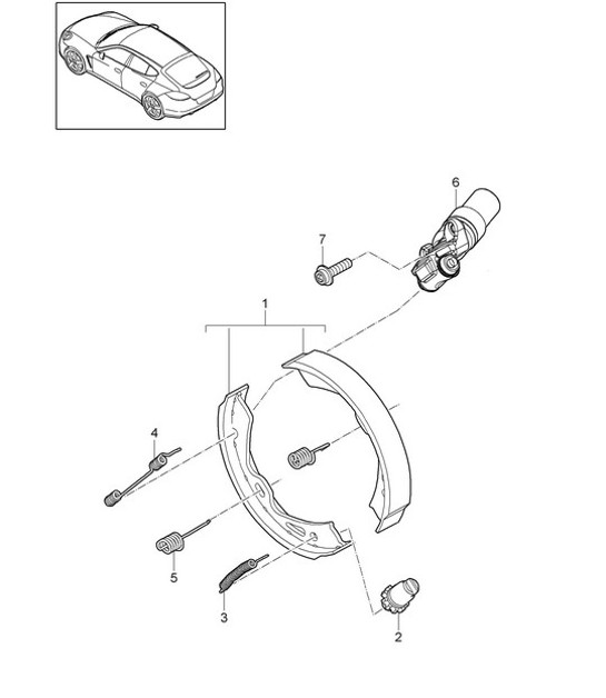 Diagram 603-030 Porsche Cayenne Turbo / Turbo S 4.8L 2007>> Wheels, Brakes