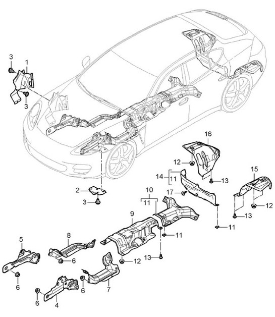 Diagram 801-072 Porsche Carrera GT (2003-2006) 