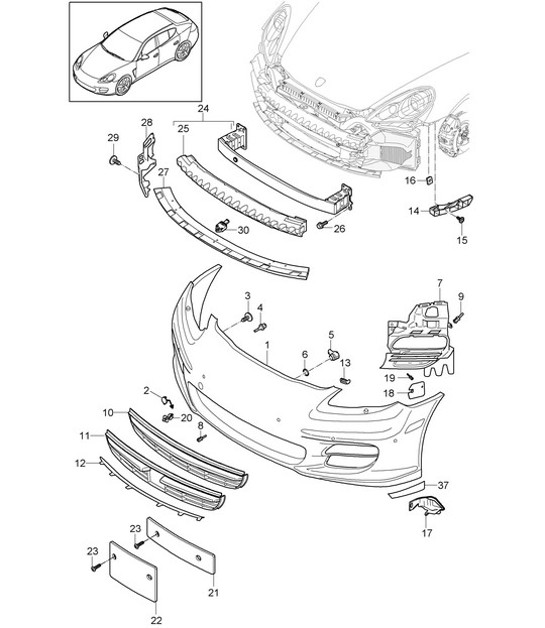 Diagram 802-001 Porsche Macan (95B) MK2 2019-2021 