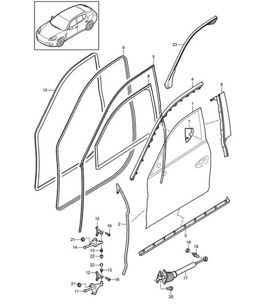 Diagram 804-000 Porsche Macan GTS Petrol 2.9L V6 380Bhp 