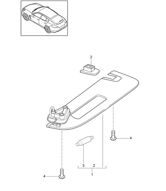 Diagram 807-018 Porsche 991 (911) MK2 2016-2019 Body