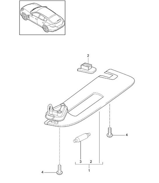 Diagram 807-019 Porsche Cayenne Turbo V8 4.8L Petrol 500HP Body