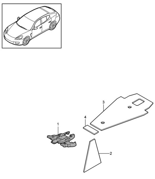 Diagram 807-074 Porsche Cayenne Turbo V8 4.8L Petrol 500HP Body