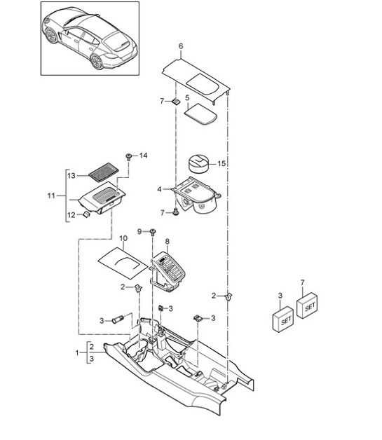 Diagram 809-035 Porsche 997 (911) MK1 2005-2008 Body