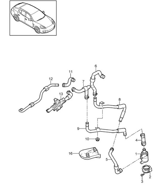 Diagram 813-000 Porsche Boxster 718 2.0L Manual (300 Bhp) Body