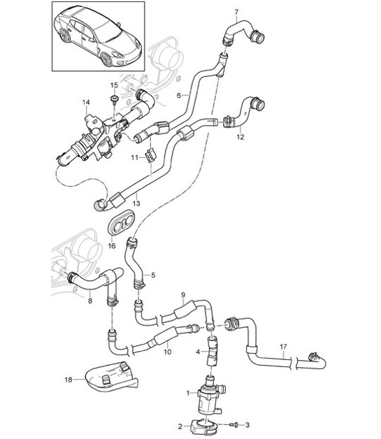 Diagram 813-005 Porsche Cayman 987C/981C (2005-2016) Body