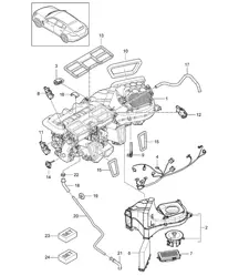 Climatizzatore Panamera 970 (G1) 2010-16