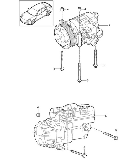 Diagram 813-015 Porsche 996 C2 3.6L 09/01-2005 Body