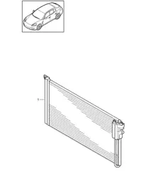Condensatore Panamera 970 (G1) 2010-16
