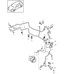 Circuito frigorifero Panamera 970 (G1) 2010-16