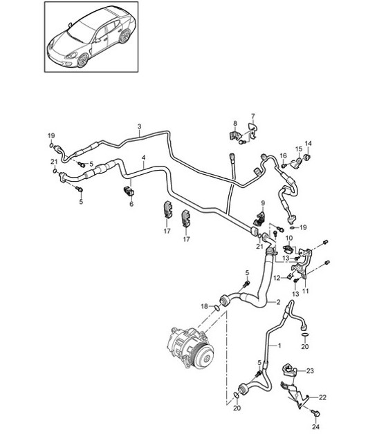 Diagram 813-025 Porsche 997 (911) MK2 2009-2012 Body