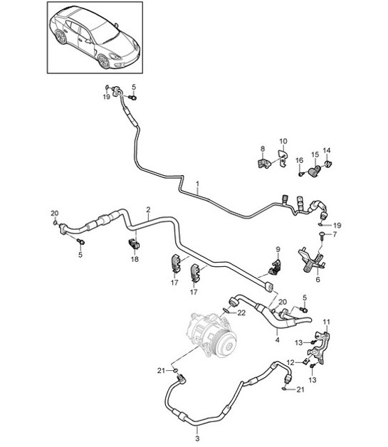 Diagram 813-027 Porsche Cayenne Turbo / Turbo S 4.8L 2007>> Body