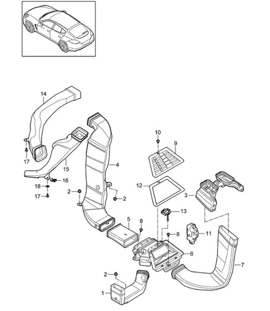 Diagram 813-030 Porsche Macan (95B) MK2 2019-2021 