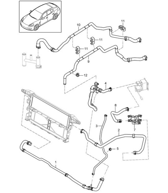 Diagram 813-045 Porsche Macan Turbo 2.9L V6 440Bhp 