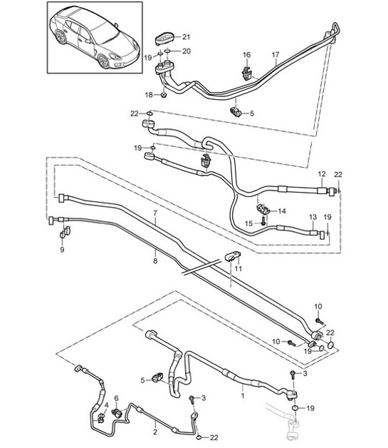 Diagram 813-063 Porsche Cayenne 9PA (955) 2003-2006 Body