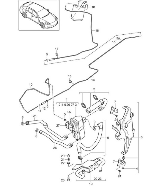 Diagram 813-080 Porsche Cayenne 3.2L V6 2003>> Body