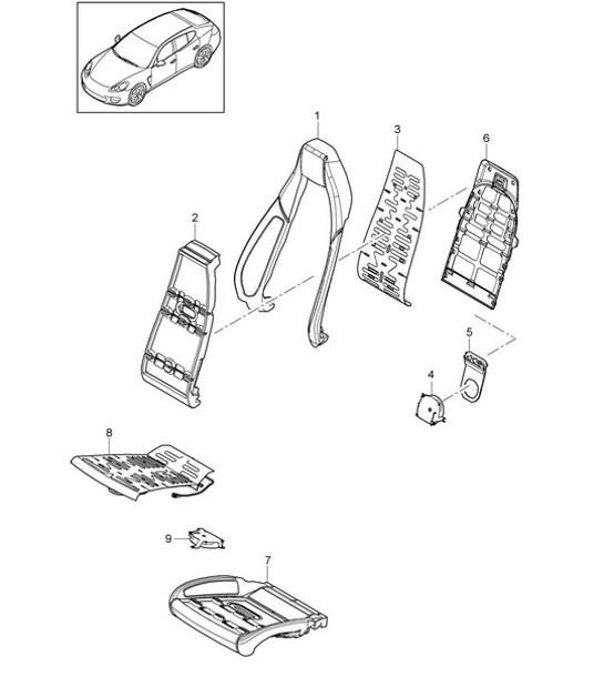 Diagram 817-007 Porsche Carrera GT (2003-2006) 