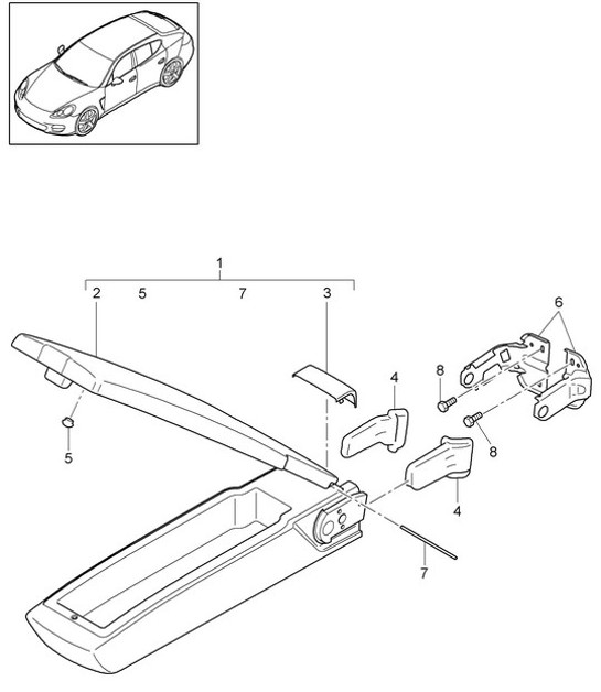 Diagram 817-060 Porsche 991 Turbo 3.8L (520bhp) Body