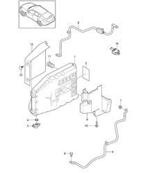 Hybride / Vermogens- en besturingselektronica - voor elektrische aandrijving Panamera 970 (G1) 3.0L HYRBID &gt;&gt;2013