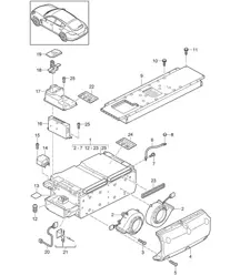 Hybrid / Battery  Panamera 970 (G1) 3.0L HYBRID >>2013