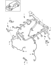 Kabelbäume / Motor Panamera 970 (G1) 2010-16