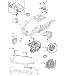 Lautsprecher Panamera 970 (G1) 2010-16