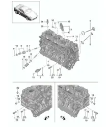 Zylinderkopf / Zubehör / Ventile 981 Boxster / Boxster S 2012-16