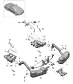 Fuel System, Exhaust System Boxster 986/987/981 (1997-2016)