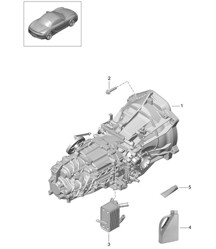 Cambio manuale/trasmissione sostitutiva (modello: G8100,G8120) 981 Boxster / Boxster S 2012-16 Cambio manuale/trasmissione sostitutiva (modello: G8100,G8120) 981 Boxster / Boxster S 2012-16
