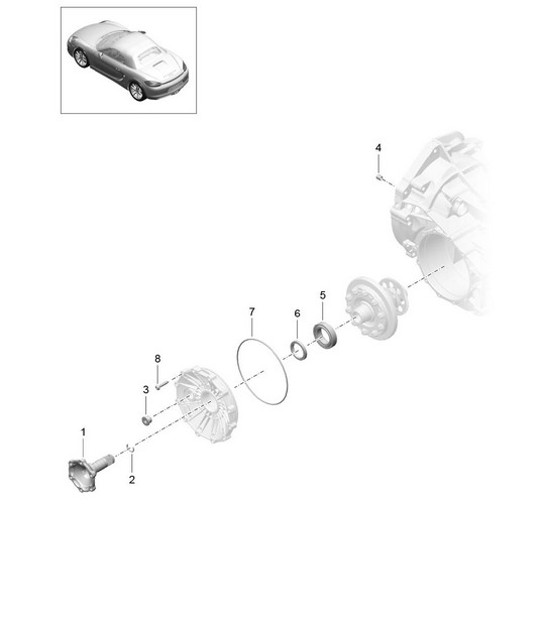 Diagram 302-005 Porsche 992 GT3 RS 4.0L 